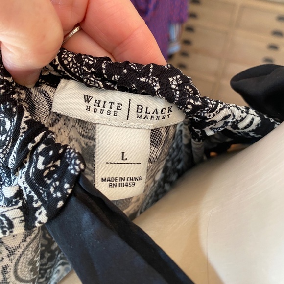 White House Black Market Halter w/Tie‎ - Size L - Picture 10 of 10